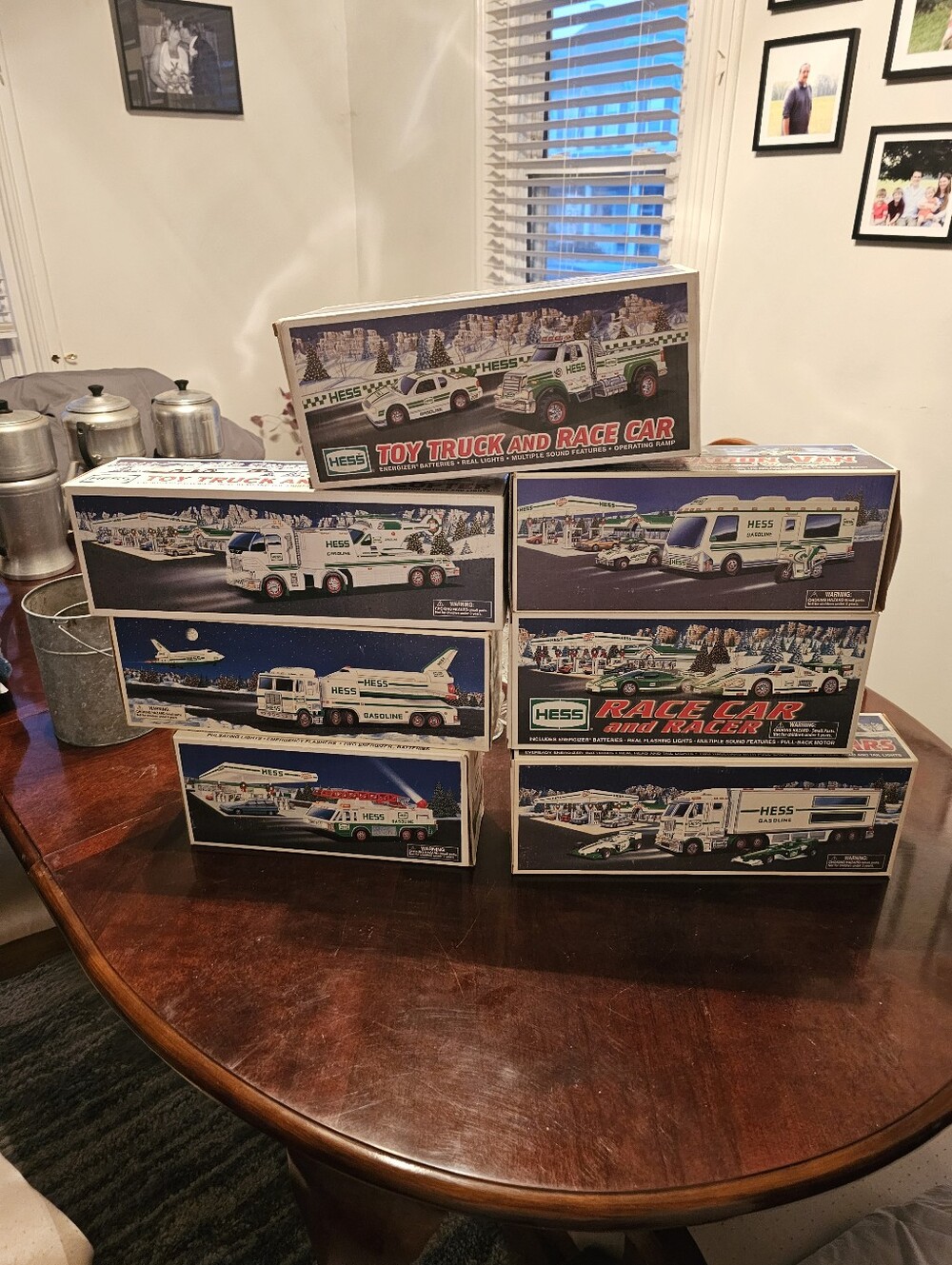 Hess Toy Truck and Race Car Collectible Set - Green/White